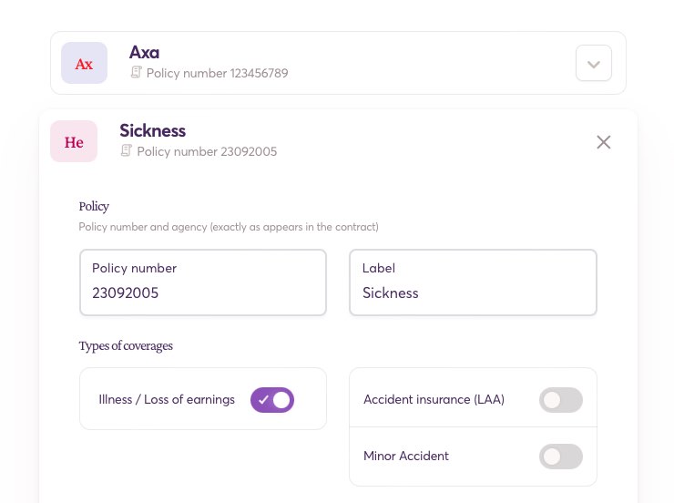 You can add multiple coverages with different insurances. Biings will know how to pick to correct one.